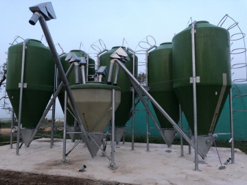 GFK-Kleinsilo - GFK - Kompaktsilo - Polyesteraußensilo GFK-Kleinsilo - GFK - Kompaktsilo - Polyesteraußensilo