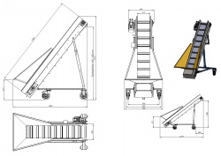 mobiles F&ouml;rderband - mobilen Stollenband