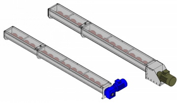 Trogschnecke - Trogförderer - Schnecke Trogschnecke - Trogförderer - Schnecke