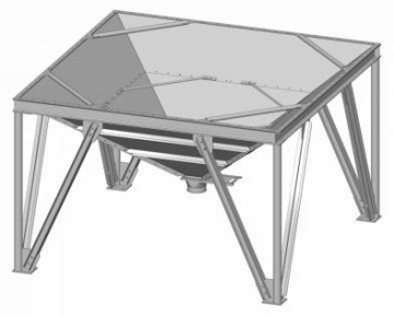 Trichterunterbau Rechtecklagersilo Trichterunterbau Rechtecklagersilo