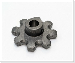 Gu&szlig;umlenkrad 8 Z&auml;hne f&uuml;r Kongskilde CFB Elevatorfu&szlig; - f&uuml;r Kettenelevator