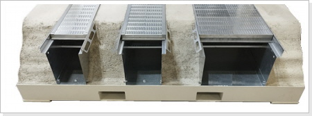 Unterflurbelüftung für Kartoffeln, Zwiebeln und Hackschnitzel - Rundloch 10mm Unterflurbelüftung für Kartoffeln, Zwiebeln und Hackschnitzel - Rundloch 10mm