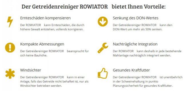 Getreidereiniger Rowiator - Kreutzkämper