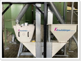 Mahl- und Mischanlage - Hammerm&uuml;hle ohne Gebl&auml;se - Becherelevator