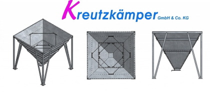 Rechtecklagersilos - Vierecksilos - Trichterunterbau 60&deg;