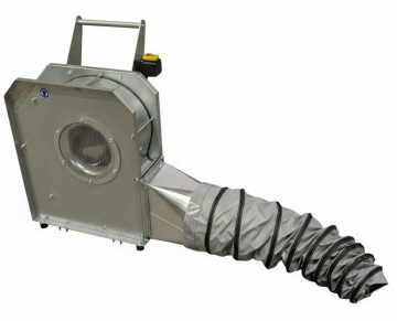 Bel&uuml;ftungsgebl&auml;se mit Bel&uuml;ftungsschlauch - Kreutzk&auml;mper