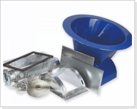 Schneckenkasten - Einlauf für Rohrschnecke - Futtermischwagenschnecke