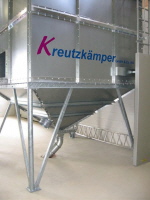 Rechtecklagersilo mitTrichterunterbau - Viereckzelle