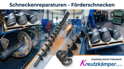 Förderchnecke - Schneckenflügel - Schneckenwendel Förderchnecke - Schneckenflügel - Schneckenwendel