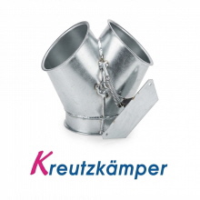 Klappkasten 1x45 Durchmesser 150 - Abzweig - Getreiderohr - Weiche 1x45 150mm
