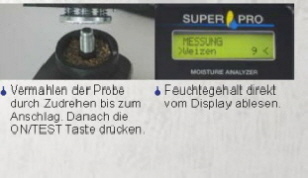 SuperPro Getreidefeuchtemesser