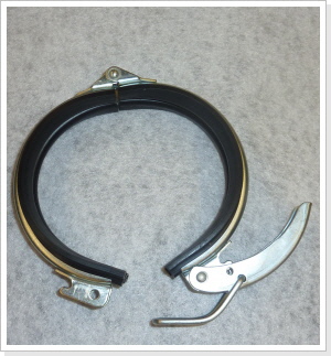 Schnellspannring - Schnellverbinder - Verbinder f&uuml;r Getreiderohre