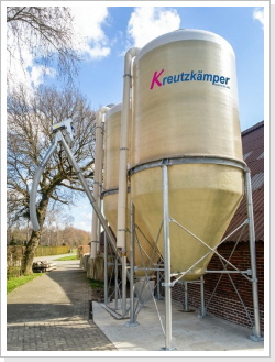 Polyesterau&szlig;ensilo - Kraftfuttersilo - GFK-Silo - Kunststoffsilo