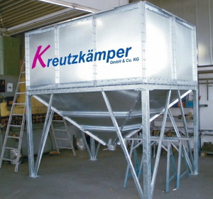 Rechtecklagersilo - Viereckzelle - Vierecksilo - Silozellen - Getreidesilo