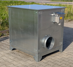 Schallschutzgehäuse  für Belüftungsgebläse - Ventilatoren für Getreide Schallschutzgehäuse  für Belüftungsgebläse - Ventilatoren für Getreide